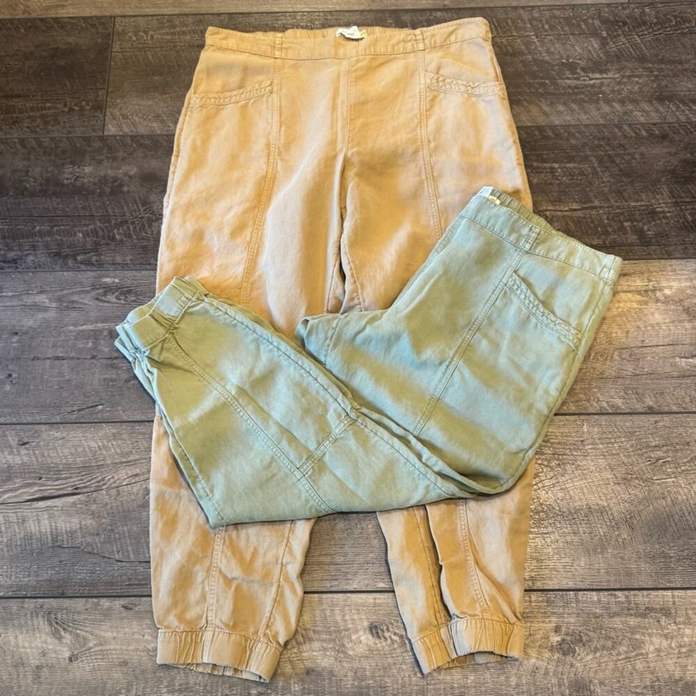 C&C California Lyocell Linen Pull-On Jogger Pant Bundle Size XL